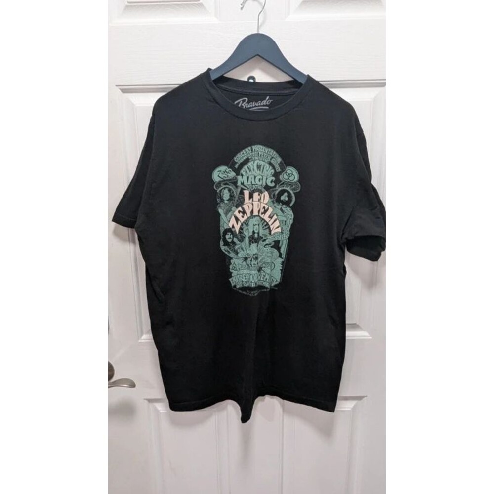 Bravado Led Zeppelin Electric Magic Graphic Band Tee Black Size  XXL
